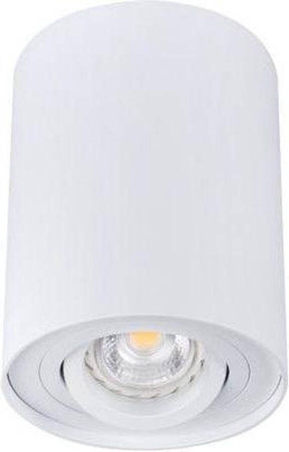 Kanlux Opbouwspot Bord1 Rond Wit Kantelbaar Ø95x125mm