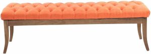 Kantoormeubelen Plus Design Zitbank Salo Stof 150 cm LA Oranje