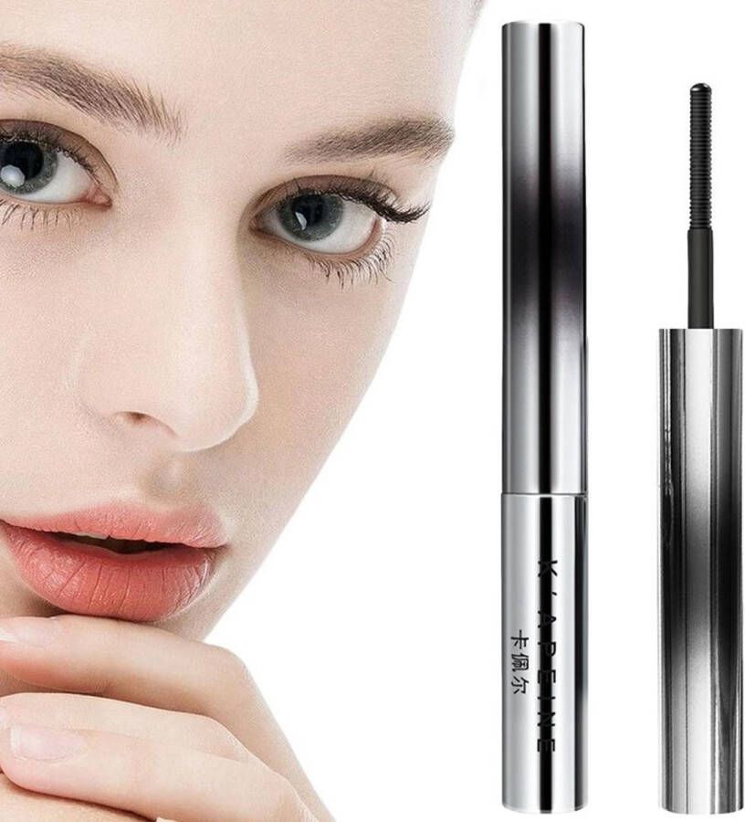 K`APEINE Mascara met unieke borstel mascara staaf lift volume lengte 3D zwart 1 stuk Mascara met uiterlijk van ijzeren iron mascaraborstel maar bevat plastic mascaraborstel