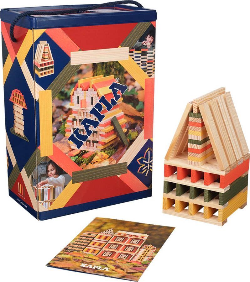 KAPLA Barrel Constructiespeelgoed HERFST DOOS 200 Plankjes