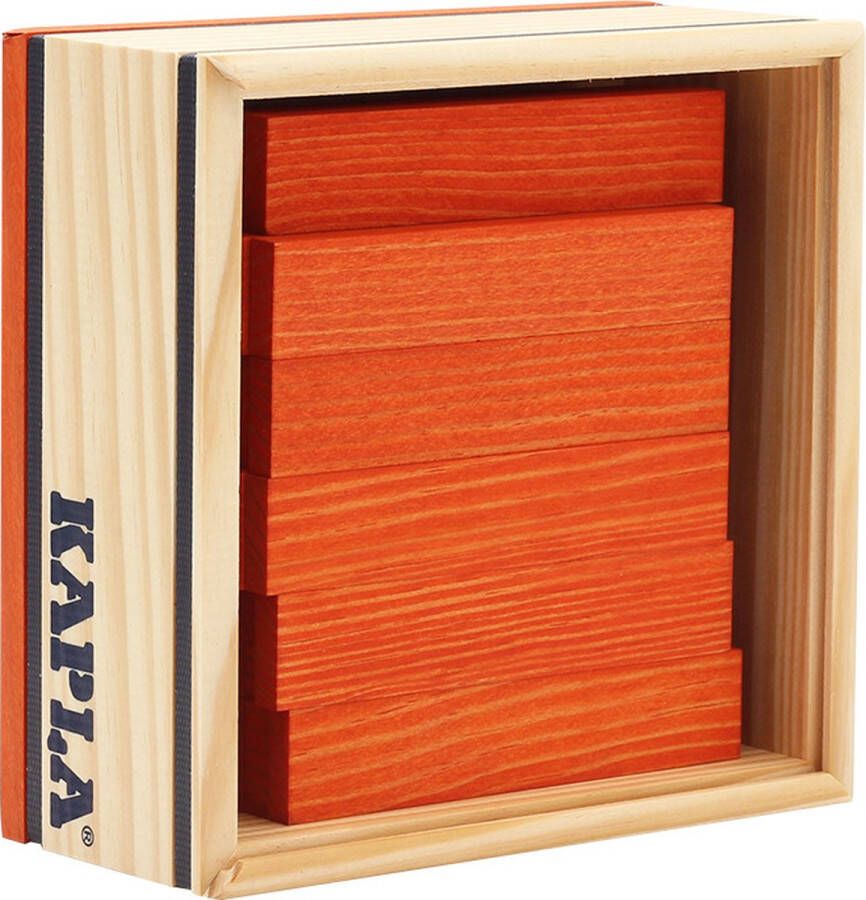 KAPLA Kleur Constructiespeelgoed Oranje 40 Plankjes