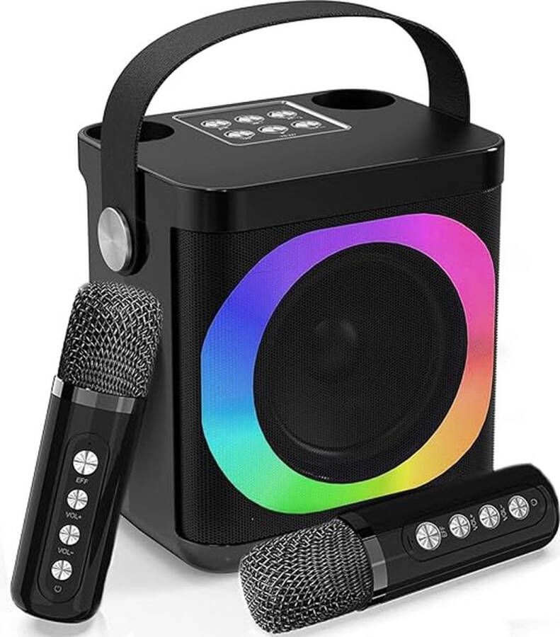 Karaoke machine Karaoke Set Voor Volwassenen Karaoke Set Karaoke Set Met 2 draadloze Microfoons Karaoke Set Met Draadloze Microfoon Karaoke Set Draadloos