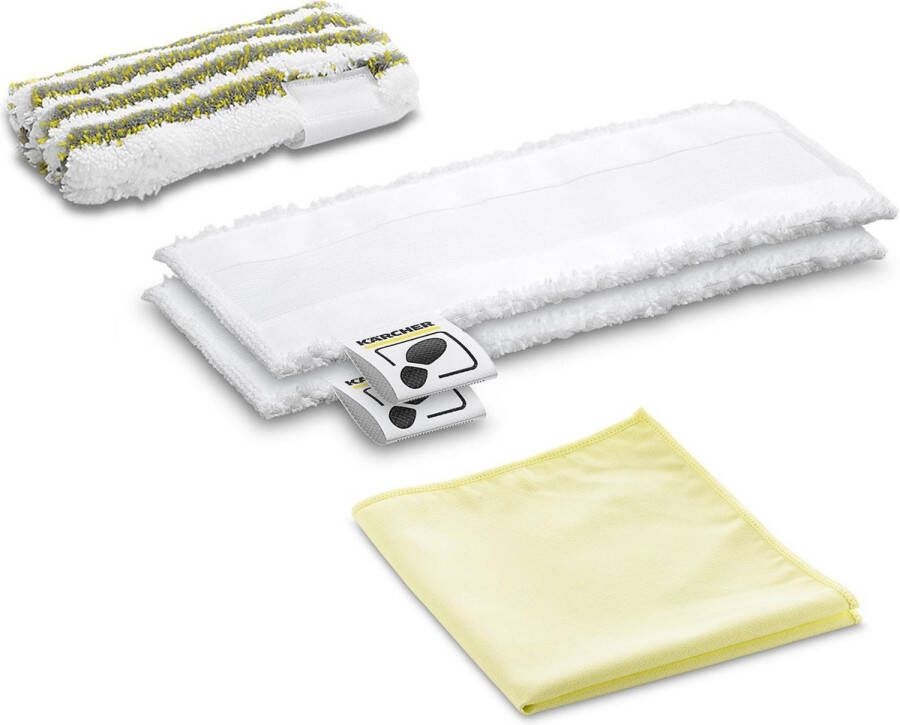 Kärcher Home & Garden 2.863-266.0 Microvezeldoekset bad 1 set(s) Wit Geel