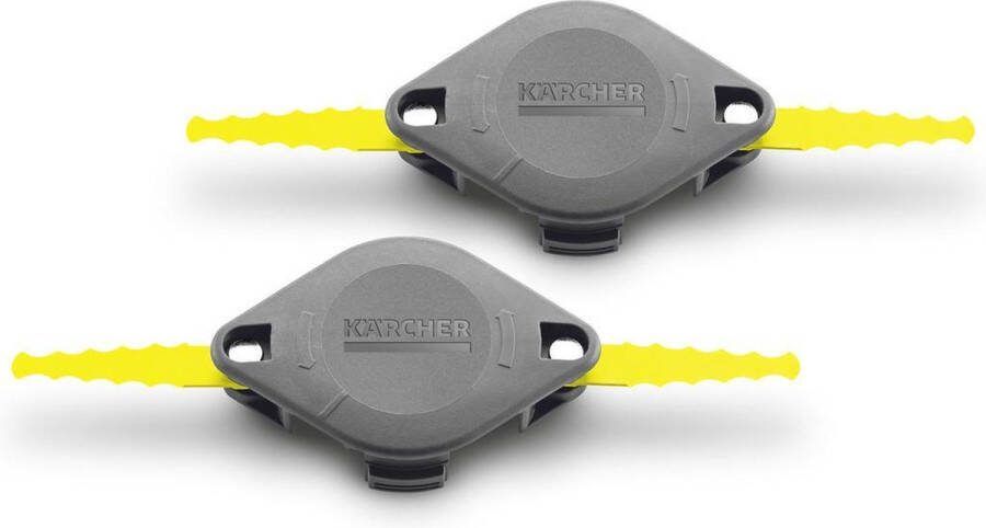 Kärcher Set van 2 messen voor grastrimmer compatibel met alle 18V en 36V accu aangedreven grastrimmers