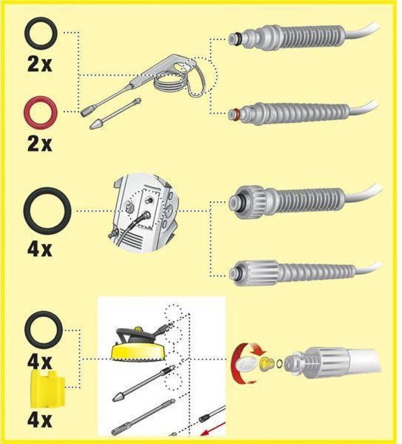 Kärcher Home & Garden 2.640-729.0 Set reserve-O-ringen Geschikt voor merk: 1 stuk(s)