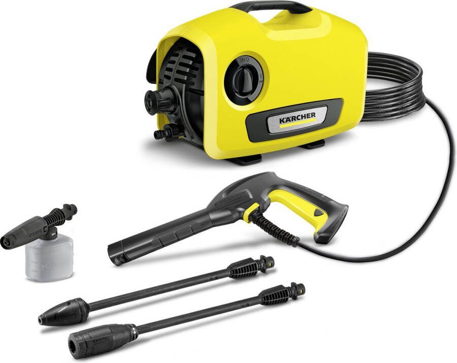 Kärcher K 25 Silent Limited Edition Hogedrukreiniger 1400w 110 bar 20 m² h met schuimsproeier