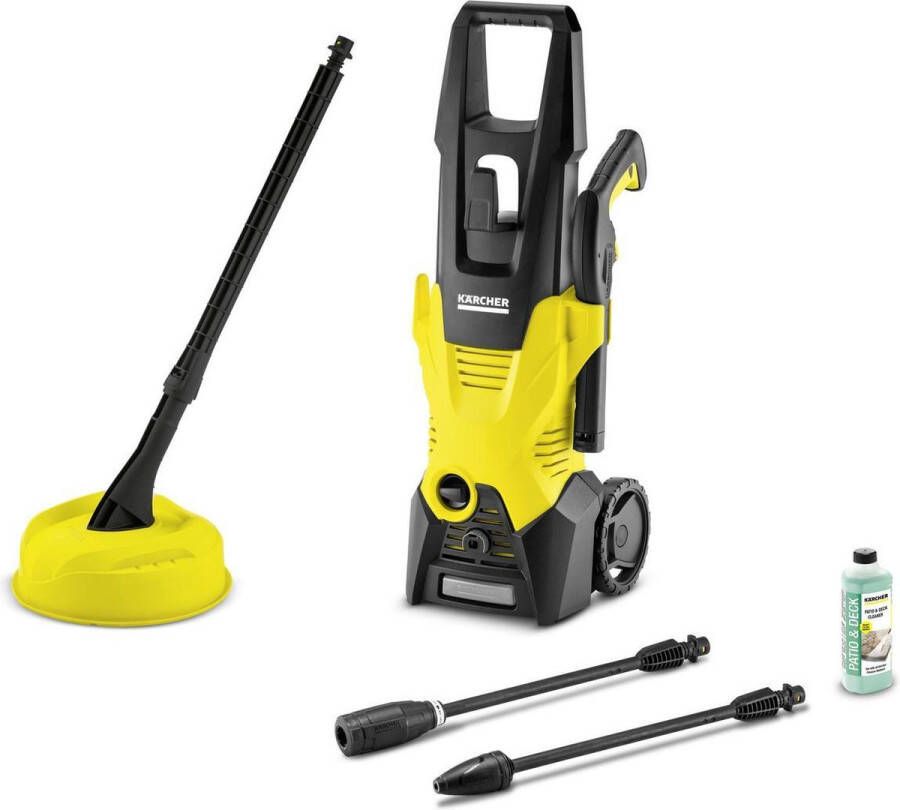 Karcher Kärcher Hogedrukreiniger K3 Home 1600w 120 Bar 380l u Slang Van 6m Terrasreiniger Vuilfrees