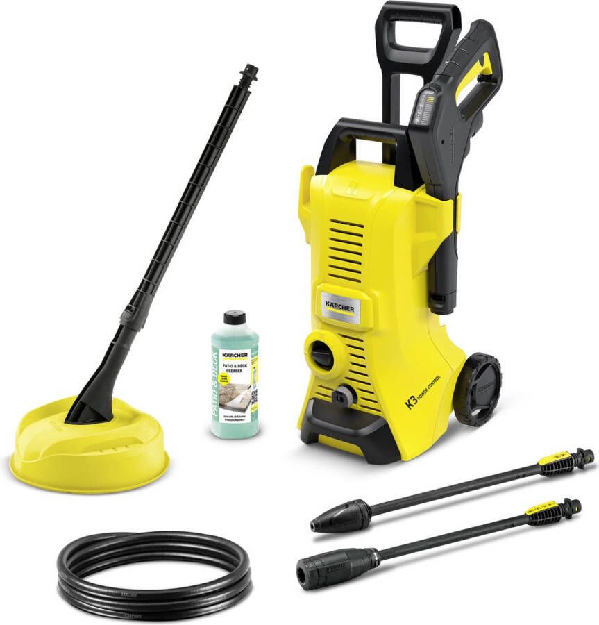 Karcher Kärcher Hogedrukreiniger K3 Power Control Home 1600w 120 Bar 380l u Slang Van 7m Terrasreiniger Vuilfrees