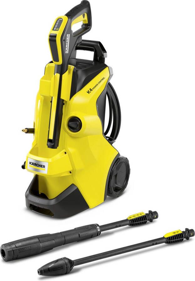 Karcher Kärcher Hogedrukreiniger K4 Power Control 1800w 130 Bar 420l u Slang Van 8m Hogedrukpistool Vuilfrees