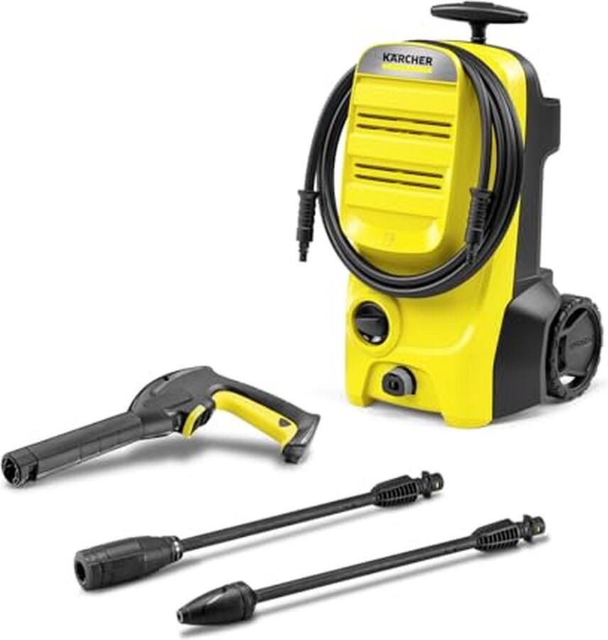 Kärcher Karcher Hogedrukreiniger K 4 Classic Druck: max. 130 bar Fordermenge: 420 l h Flachenleistung: 30 m² h Wasserfilter Gewicht: 4 6 kg