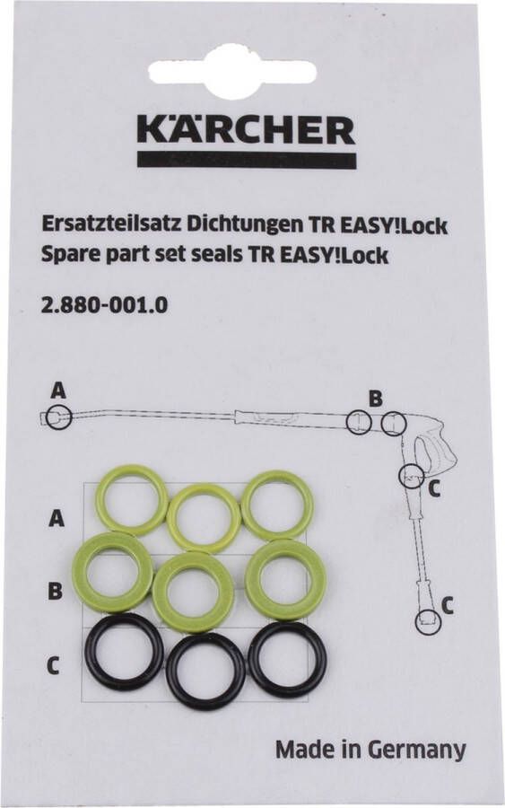 Kärcher KARCHER Onderdelenset afdichtingen TR EASY!LOCK 28800010