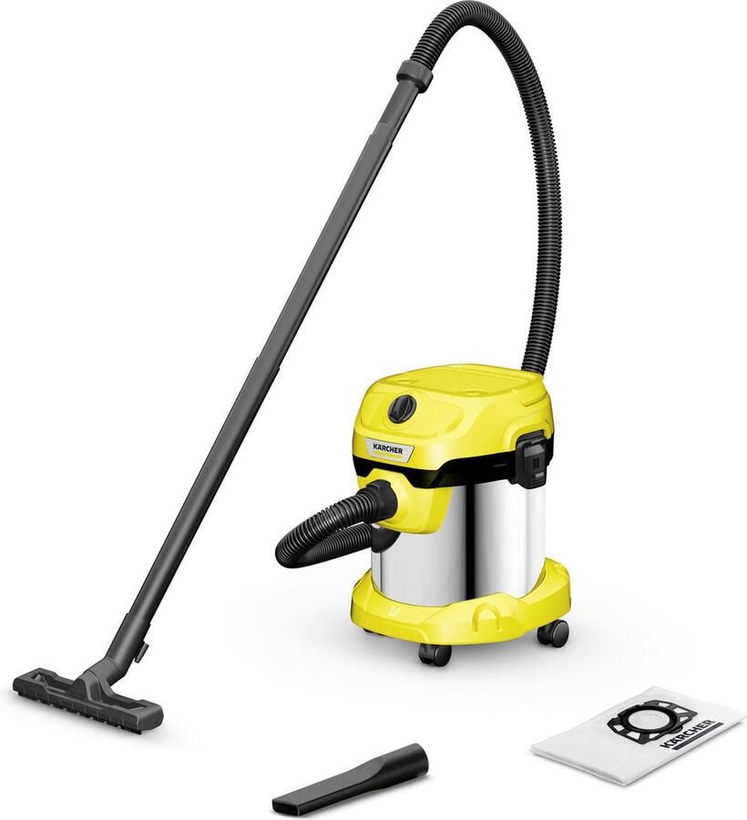 Kärcher V-15 4 18 stofzuiger 15 l Trommelstofzuiger Droog 1000 W Stofzak