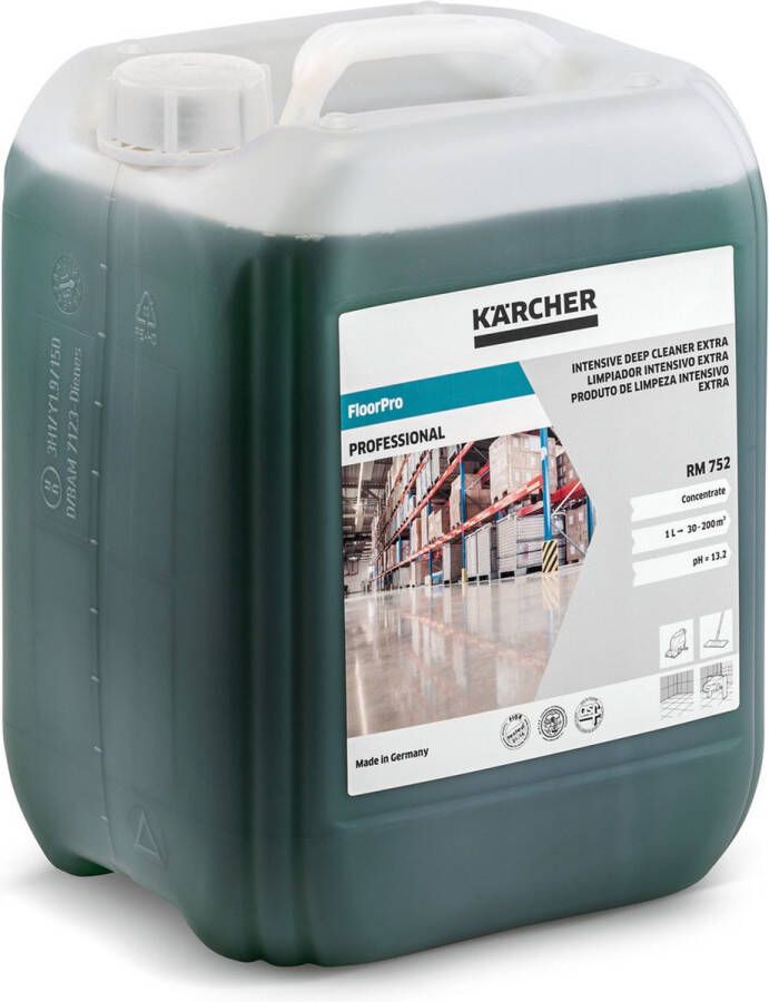 Karcher Professional Intensieve Ontvetter Basisreiniger RM 752 10l Gietvloerreiniger