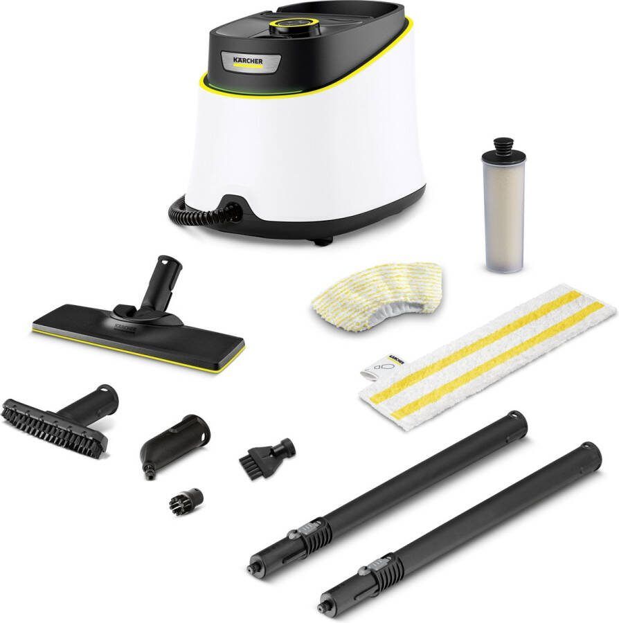 Kärcher SC 3 Deluxe Stoomreiniger 30 sec opwarmtijd 1900 W Oppervlakteprestatie 75 m² Reservoir 1 l Continue vulbaar