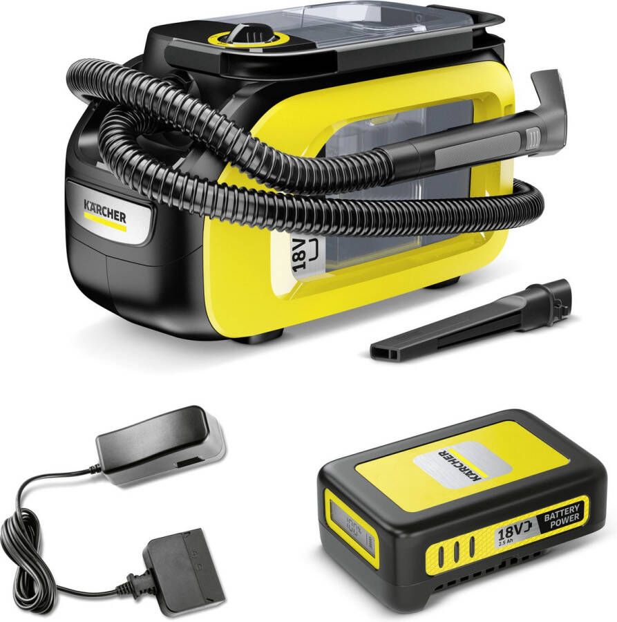 Kärcher KARCHER SE 3-18 (with Battery) Cordless Carpet Sofa Vacuum Cleaner Extractor Injector