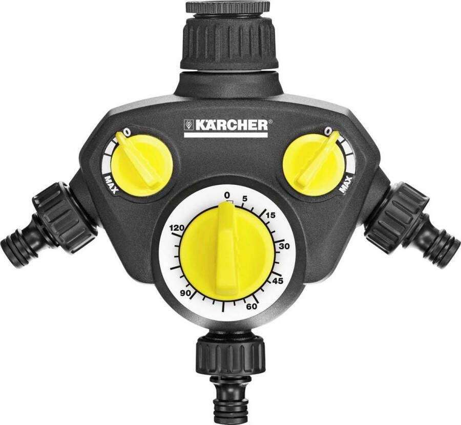 Kärcher Home & Garden Kärcher WT 2 Watertimer 3-weg verdeler met timer incl. kraanaansluiting