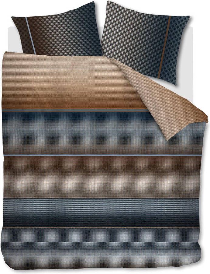 Kardol & Verstraten Kardol Dekbedovertrek Charlottesville Brown-Lits-jumeaux (240 x 200 220 cm)