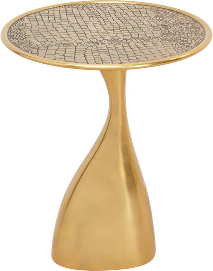 Kare Design Kare Bijzettafel Spacey Gold Ø36cm