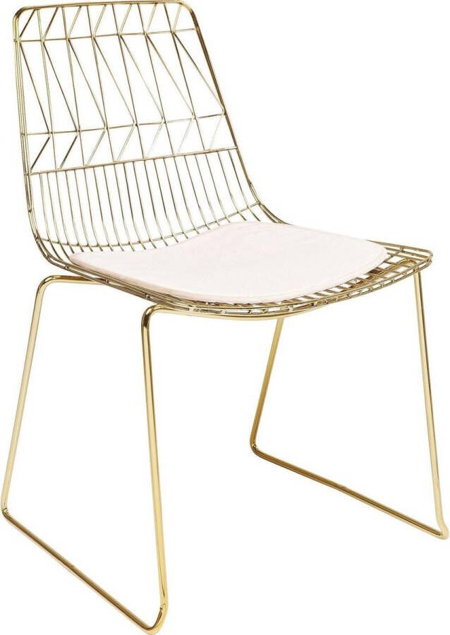 Kare Design Kare Eetkamerstoel Solo Creme Gold