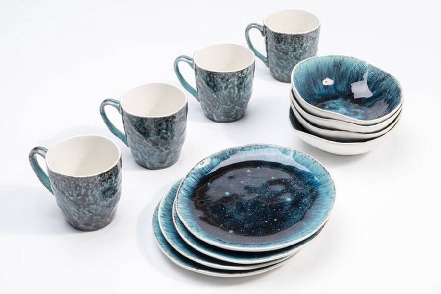 Kare Design Kare Servies Mustique 12-Delig