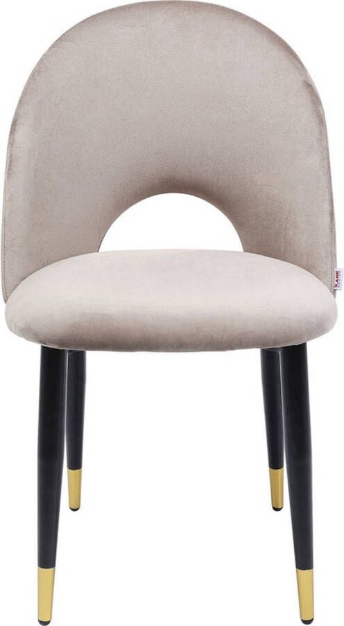 Kare Design Kare Eetkamerstoel Iris Velvet Beige