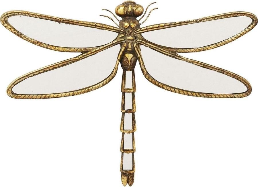 Wanddecoratie Dragonfly Spiegel 35cm ***PRELOVED***