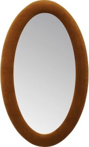 Kare Design Spiegel Velvet Brown Oval 150x90cm