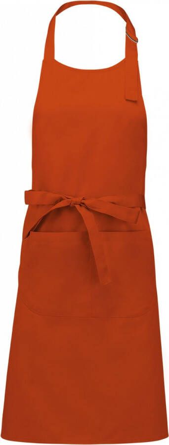 Kariban Schort Tuniek Werkblouse Unisex One Size Burnt Orange 35% Katoen 65% Polyester