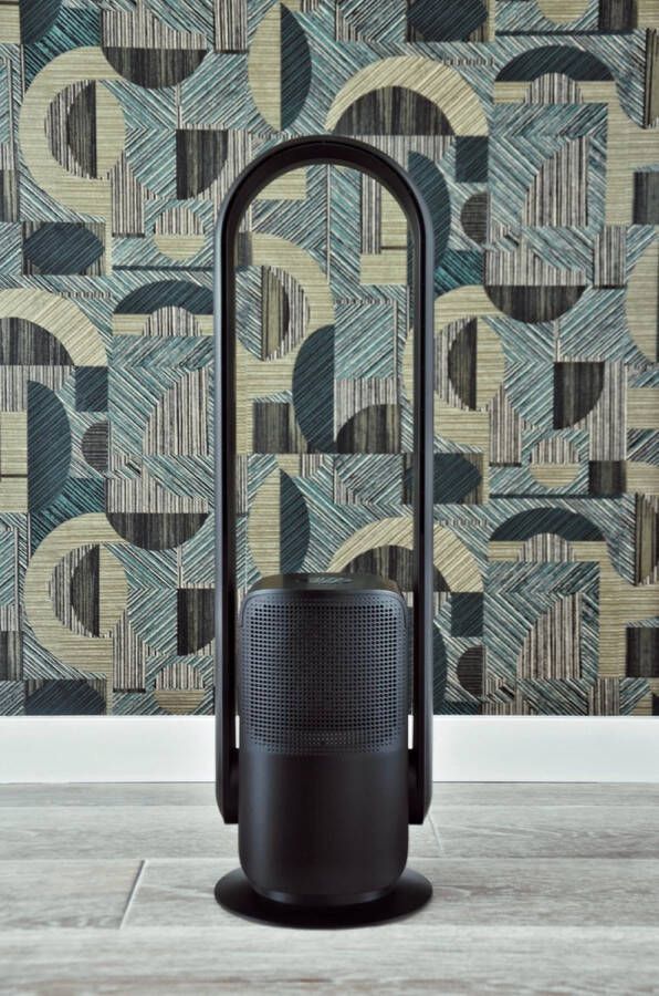 Karl Hagemann ™ CleanCool Luxe Ventilator staand Zwart Zonder bladen 2 in 1 bladeless ventilator toren luchtkoeler met luchtreiniger