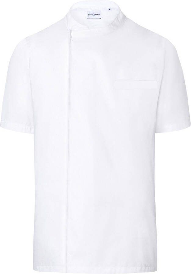 Karlowsky PURE Koksbuis Korte Mouw -Throw-Over Wit maat XXXL
