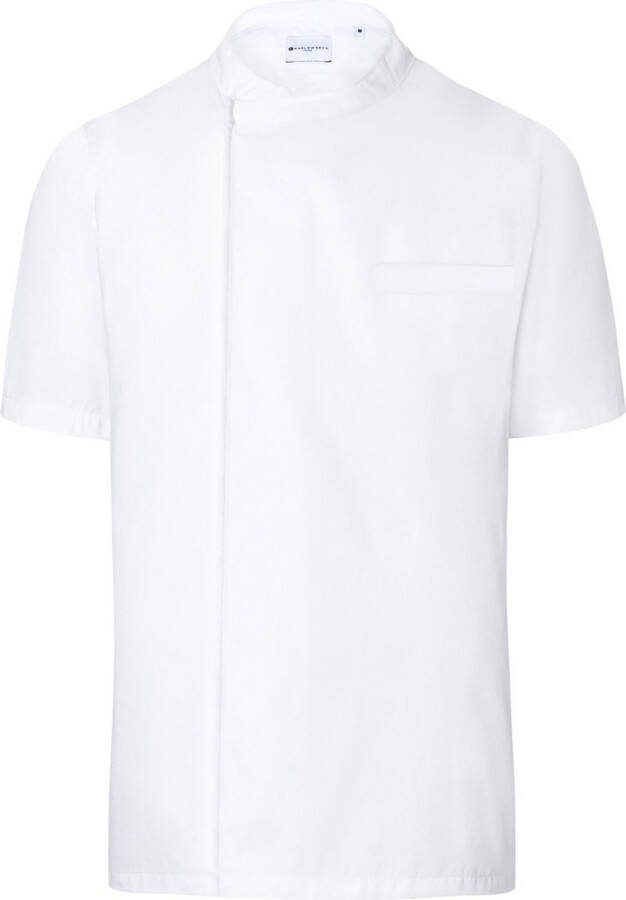 Karlowsky PURE Koksbuis Short-Sleeve Throw-Over Wit maat M
