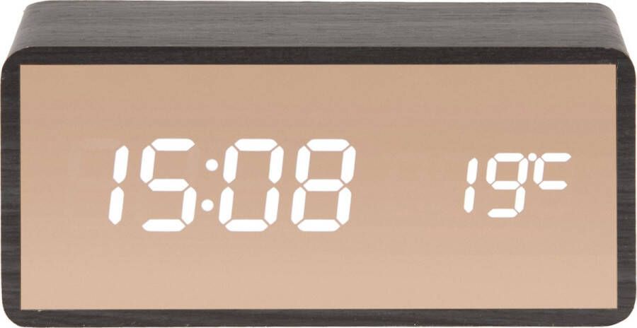Karlsson Alarm Clock Copper Mirror LED
