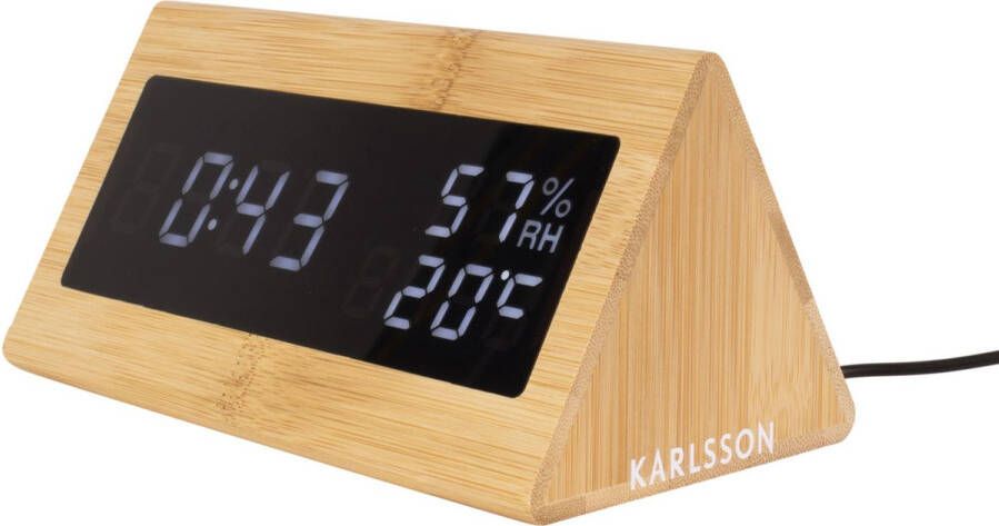 Karlsson Wekker Triangle Bamboo Bamboe
