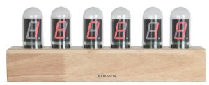 Karlsson Cathode Tafelklok Bamboo 7 5x11x28cm Naturel