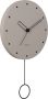 Karlsson Wall clock Studs pendulum wood warm grey - Thumbnail 1