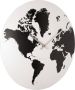 Karlsson Wall clock World Map metal white - Thumbnail 1