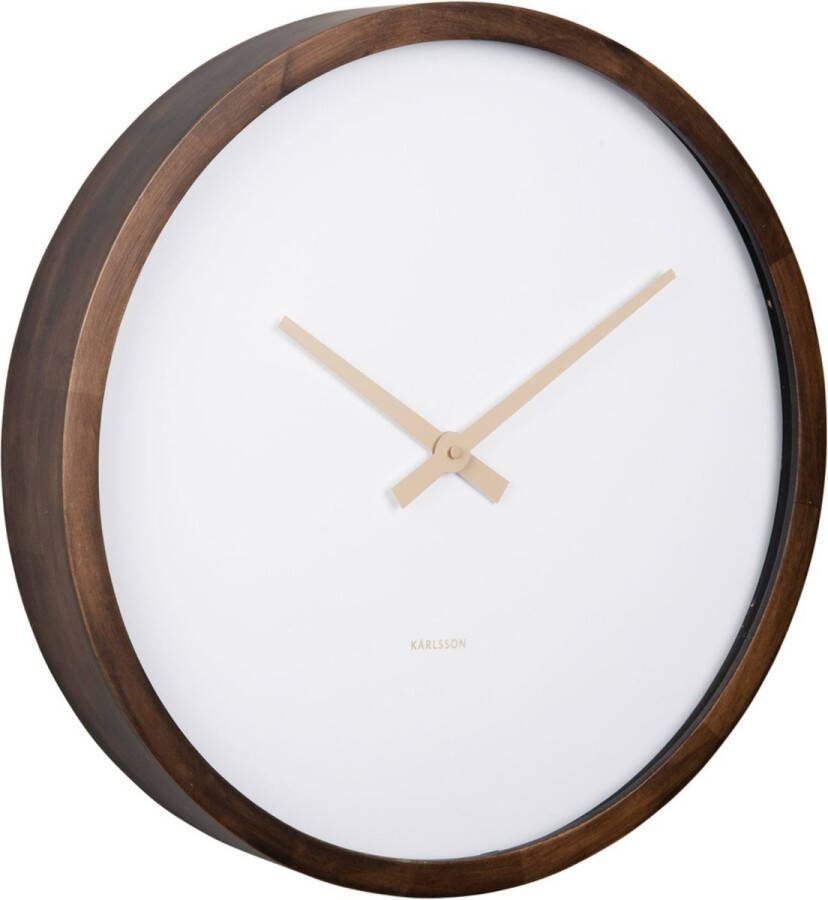 Karlsson Wandklok Ancho Large Bruin Ø50cm Wandklok Modern