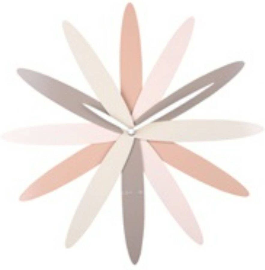 Karlsson Wandklok Bloom Roze Ø45cm Wandklok Modern