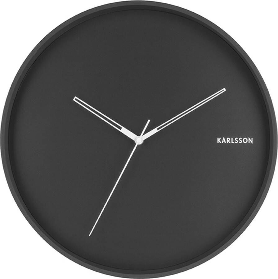 Karlsson Wandklok Hue Metaal Zwart Ø40cm