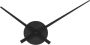 Karlsson Little Big Time Mini Wandklok Aluminium Diameter 44cm Zwart - Thumbnail 1