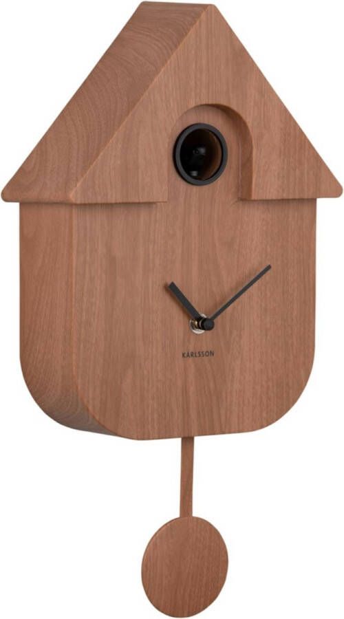 Karlsson Wandklok Modern Cuckoo Bruin 8.5x21.5x41cm Wandklok Modern - Foto 2