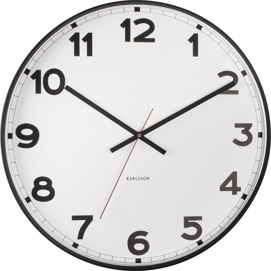 Karlsson Wandklok New Classic Medium Wit- Ø40 5cm