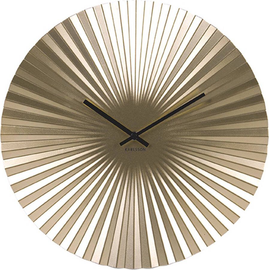 Karlsson Wandklok Sensu Staal Goud Ø40cm