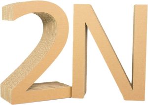KarTent Kartonnen Letter 35 cm hoog 7mm dik Duurzaam Karton Hobbykarton