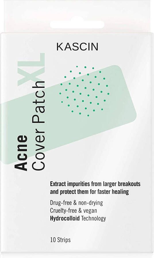 KASCIN Premium puistjespatch hydrocolloid XL pleisters 10 grote acne pleisters Made in Korea acne puistjes pleisters