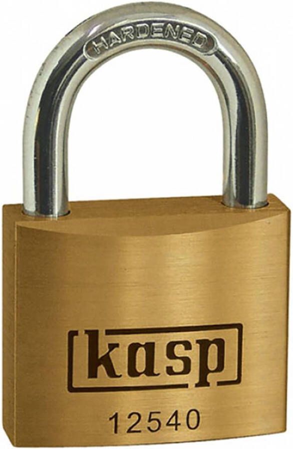 Kasp K12540A1 Hangslot 40 mm Gelijksluitend Goud-geel Sleutelslot