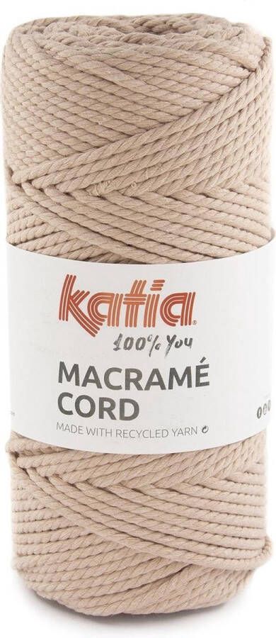 Katia 100 meter Macrame Oud Roze macrame koord gerecycleerd getwijnd touw voor macramé plantenhanger macrame plantenhanger