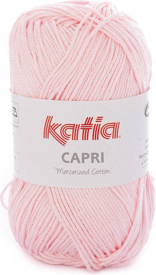 Katia Capri kleur 170 Licht groen 50 gr. = 125 m. 100% katoen