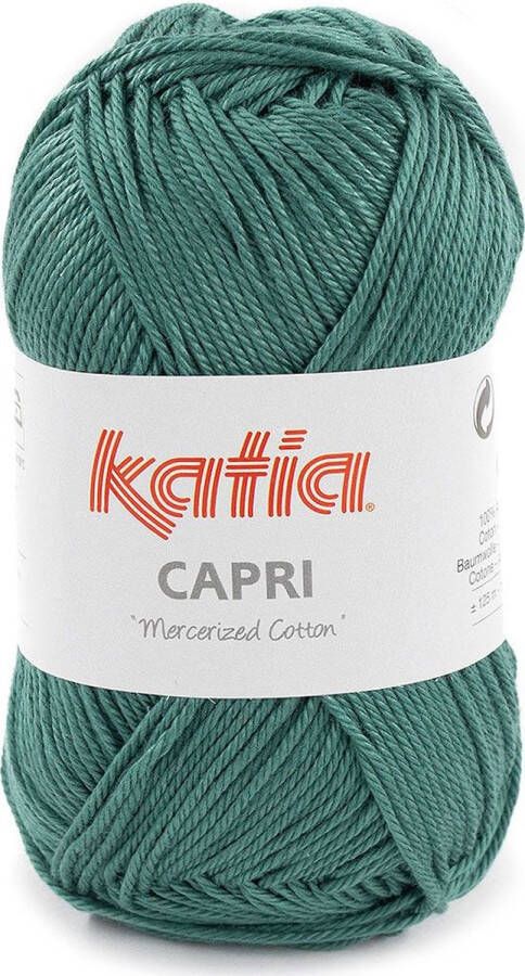 Katia Capri Briljantgroen 100% Katoen Gemercericeerd 50 gr