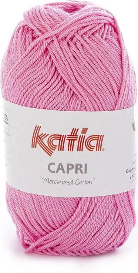 Katia Capri kleur 100 Bleekrood 50 gr. = 125 m. 100% katoen